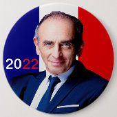 Badge rond 15 cm Zemmour 2022 缶バッジ (正面)