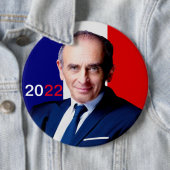 Badge rond 15 cm Zemmour 2022 缶バッジ (インサイチュ)