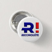 Badge rond 32 mm, soutien de Reconquête 缶バッジ (正面&裏面)