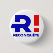 Badge rond 32 mm, Zemmour Président 2022 缶バッジ (正面)