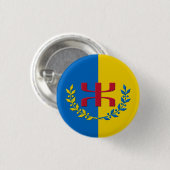 badge rond 3 cm logo kabylie 缶バッジ (正面&裏面)