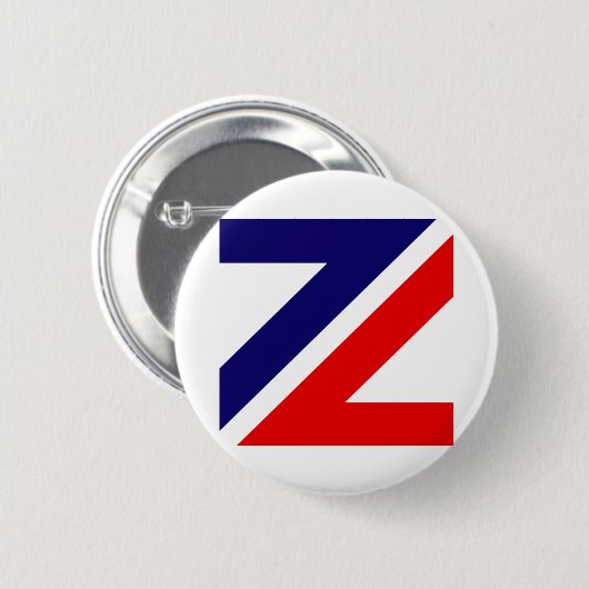Badge rond 57 mm, Zemmour Président 2022 缶バッジ (正面&裏面)