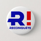 Badge rond 57 mm, Zemmour Président 2022 缶バッジ (正面)