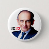 Badge rond 5.7 cm Zemmour 2022 缶バッジ (正面)