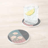 Badge Rond 5 Cm Roses, personalized コースター (側面)