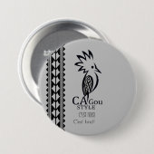 Badge Rond 7,6 Cm Cagou Style 缶バッジ (正面&裏面)