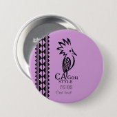 Badge Rond 7,6 Cm Cagou Style 缶バッジ (正面&裏面)