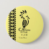 Badge Rond 7,6 Cm Cagou Style 缶バッジ (正面)