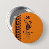 Badge Rond 7,6 Cm Cagou Style 缶バッジ (正面&裏面)