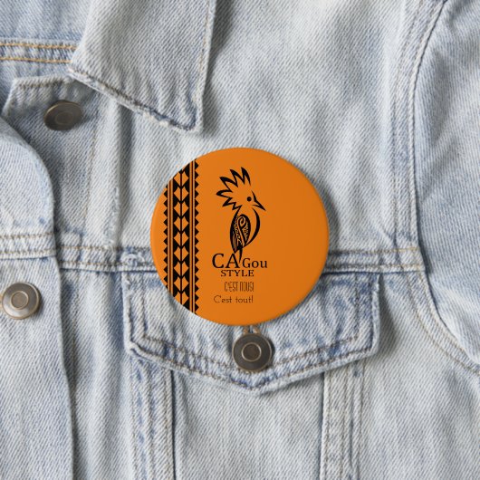 Badge Rond 7,6 Cm Cagou Style 缶バッジ (インサイチュ)