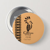 Badge Rond 7,6 Cm Cagou Style 缶バッジ (正面&裏面)