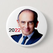 Badge rond 7.6 cm Zemmour 2022 缶バッジ (正面)