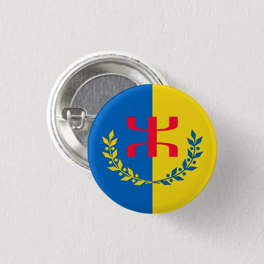 Badge rond kabylie 缶バッジ (正面&裏面)