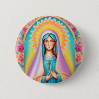 Badge Sainte Vierge Marie 缶バッジ