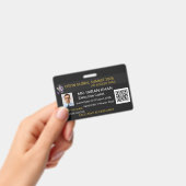 badge sécurité business badge corporate badge VIP! バッジ (Handheld)