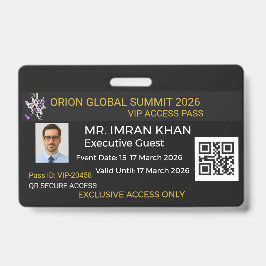 badge sécurité business badge corporate badge VIP! バッジ