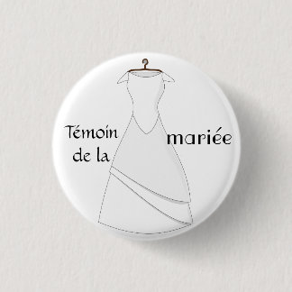Badge témoin de la mariée 缶バッジ