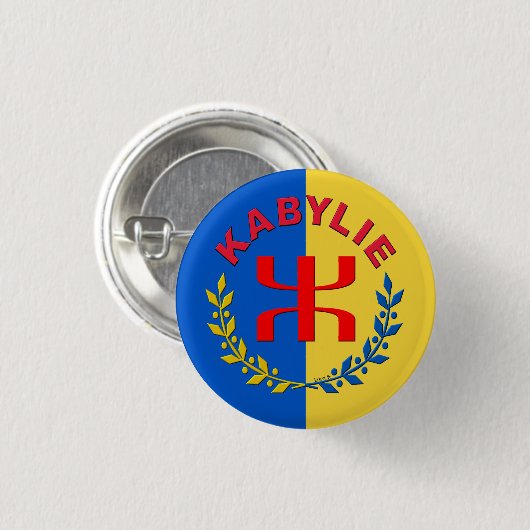 badge v2 mak kabylie  rond 3.2 缶バッジ (正面&裏面)