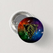 Badge Vierge Zodiaque Cadeau Astrologie 缶バッジ (正面&裏面)