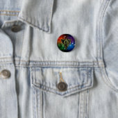 Badge Vierge Zodiaque Cadeau Astrologie 缶バッジ (インサイチュ)
