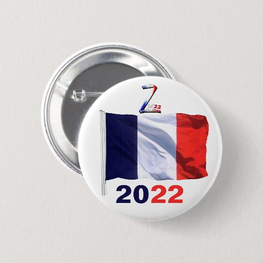 badge zemmour président 缶バッジ (正面&裏面)