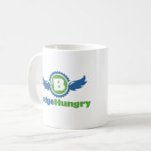 BadgeHungry "飛行B"のマグ コーヒーマグカップ (正面左)