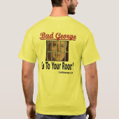 BadGeorge黄色いT Tシャツ (裏面)