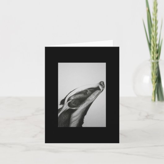 Badgerノートカード カード (正面)