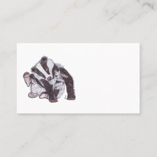 BADGER 名刺 (正面)