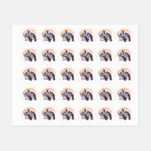 BADGER BEING CUTE ラベル (シート)