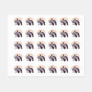 BADGER BEING CUTE ラベル