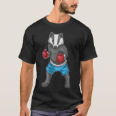 Badger Boxer Boxing gloves Boxing Tシャツ (正面)