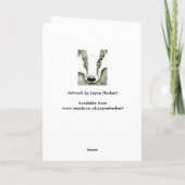 Badger Christmasカード(JZH10) シーズンカード (裏面)