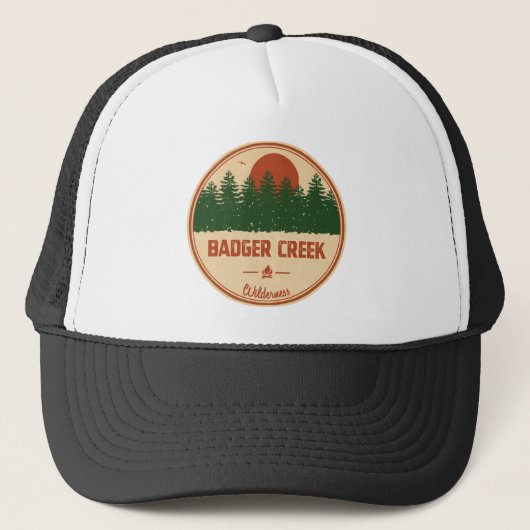 Badger Creek Wilderness Oregon キャップ (正面)