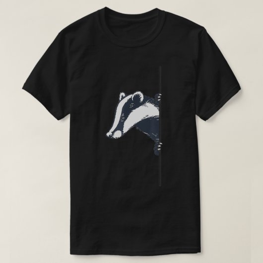 Badger  Cute Badger  Tシャツ (デザイン正面)