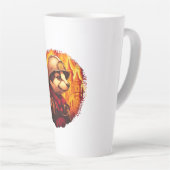 Badger Firefighter カフェラテマグ (右アングル)