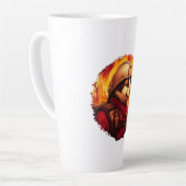 Badger Firefighter カフェラテマグ (左アングル)