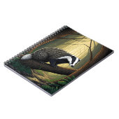 Badger in Enchanted Forest ノートブック (左側)