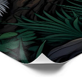 Badger in Enchanted Forest ポスター (コーナー)