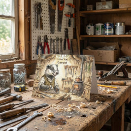Badger Tool Shed Workshop | Grandad カード