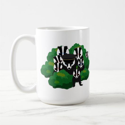 Badgers Mug コーヒーマグカップ (左)