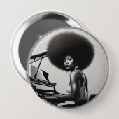 badges afrro  缶バッジ (正面&裏面)