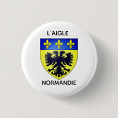 Badges, Ecussons & Pin's - Blason de L'Aigle 缶バッジ (正面)