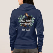 BadHare_DontCareHoodie パーカ (裏面)