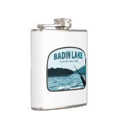 Badin Lake North Carolina Fishing Rod フラスク (右)