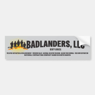 Badlanders LLCバンパーステッカー バンパーステッカー