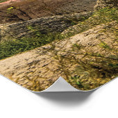 Badlands Landscape Poster with Quote ポスター (角)