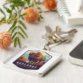 Badlands national park Key chain キーホルダー (側面)