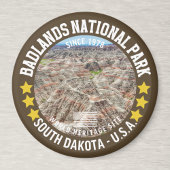 Badlands National Park Mountains Landscape マグネット