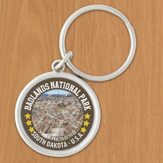 Badlands National Park Plains Landscape キーホルダー